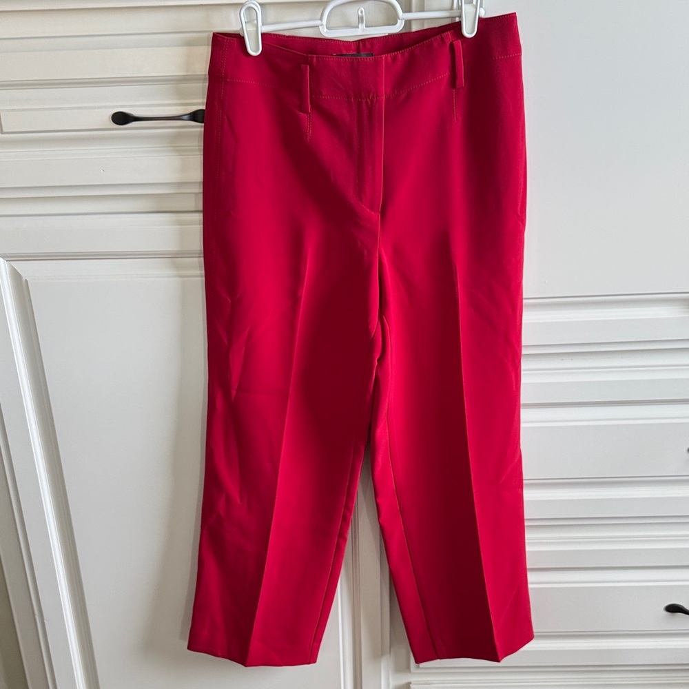 Ann Taylor Bold Red Trousers